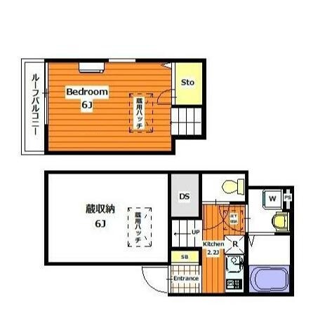 熊野前駅 徒歩2分 1階の物件間取画像