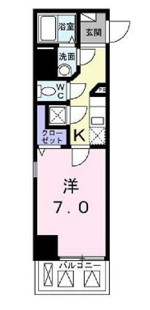 見沼代親水公園駅 徒歩2分 2階の物件間取画像