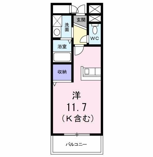 新松戸駅 徒歩14分 1階の物件間取画像