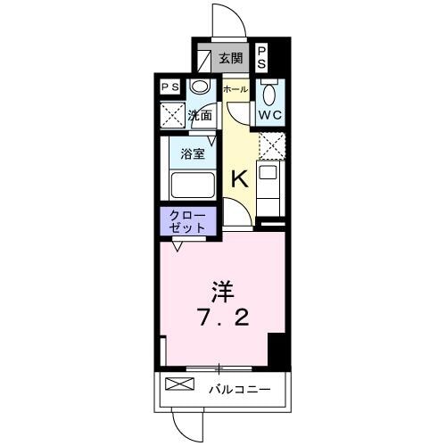 八王子駅 徒歩18分 1階の物件間取画像