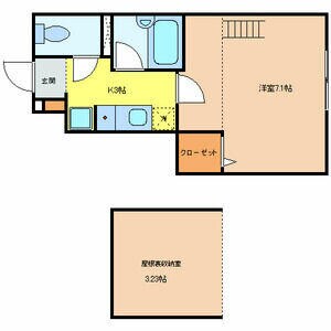 亀有駅 徒歩18分 1階の物件間取画像