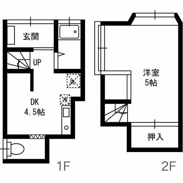 新小岩駅 徒歩21分 1階の物件間取画像