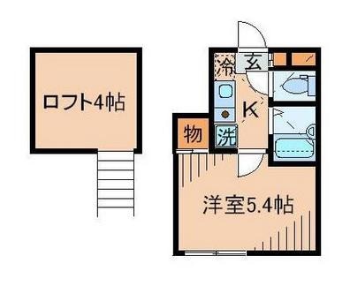 上北沢駅 徒歩9分 1階の物件間取画像