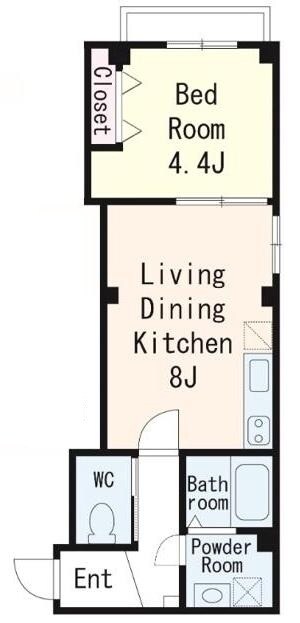 南砂町駅 徒歩16分 1階の物件間取画像