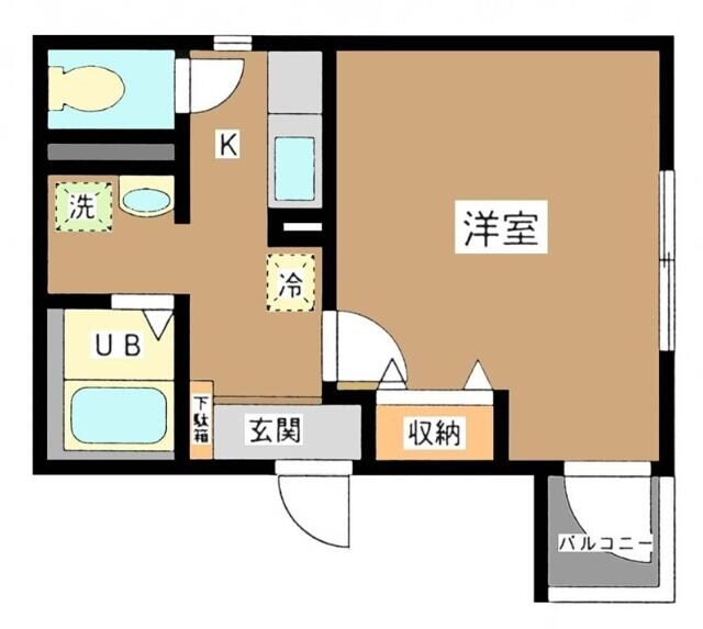 八王子駅 徒歩13分 2階の物件間取画像