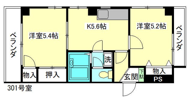 地下鉄赤塚駅 徒歩5分 3階の物件間取画像