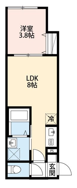 北小金駅 徒歩5分 3階の物件間取画像