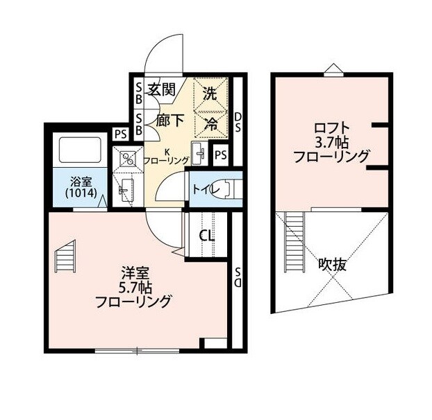 京成高砂駅 徒歩5分 3階の物件間取画像
