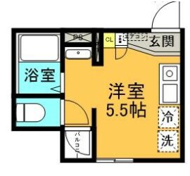 ＡＱリーフィア堀切の物件間取画像