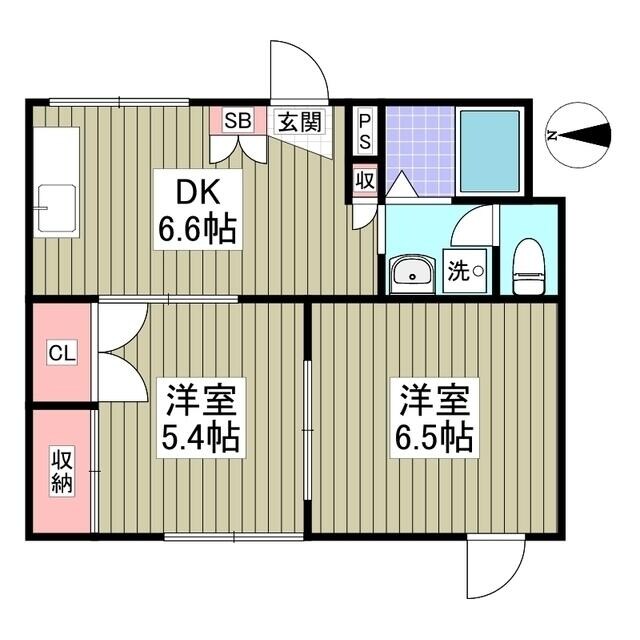 東京都足立区青井６丁目マンション 1階の物件間取画像