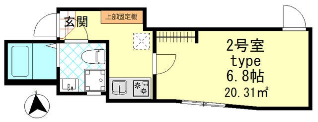 四ツ木駅 徒歩10分 3階の物件間取画像