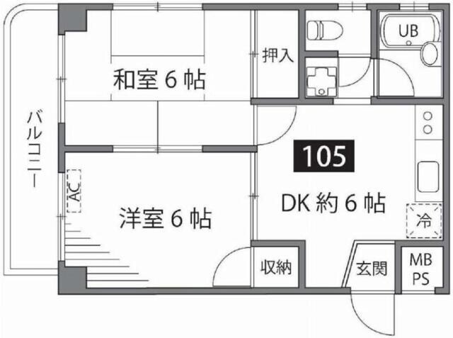 東京都足立区大谷田５丁目マンション 1階の物件間取画像