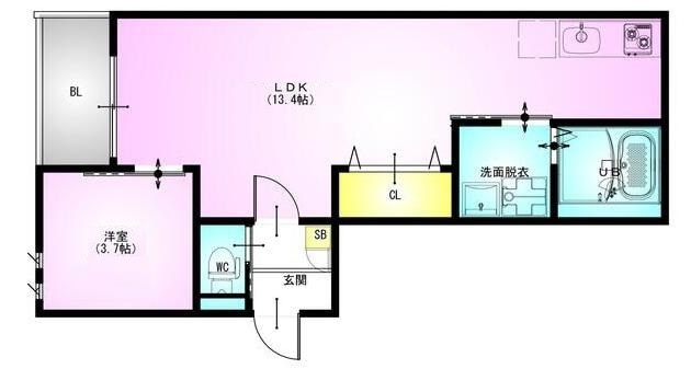 南流山駅 徒歩8分 2階の物件間取画像