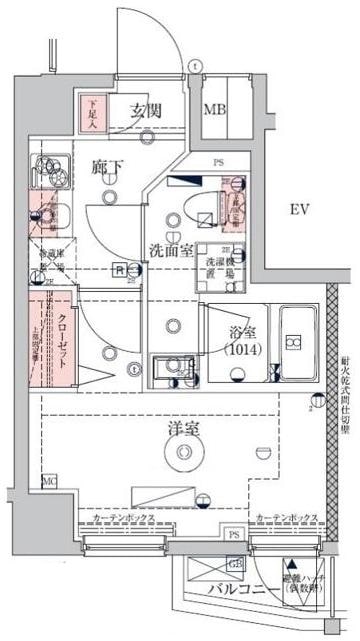 戸部駅 徒歩6分 3階の物件間取画像