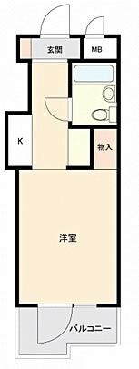 大泉学園駅 徒歩3分 5階の物件間取画像