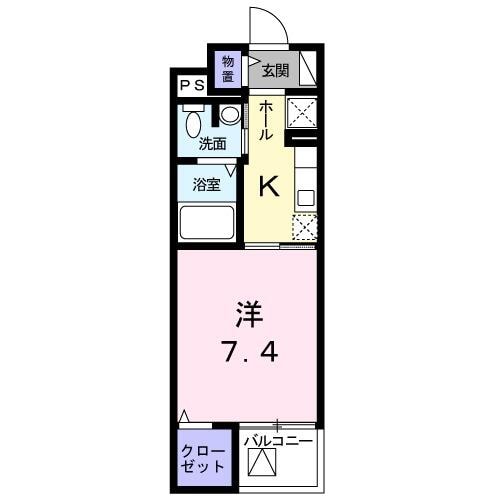 蓮根駅 徒歩13分 2階の物件間取画像