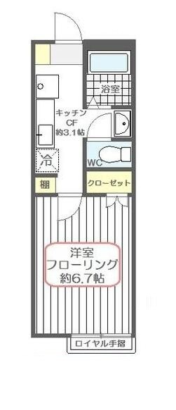 亀有駅 徒歩10分 2階の物件間取画像