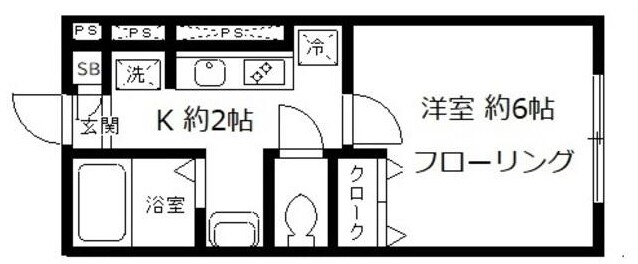 Ｓａｎ　Ｄｉｍａｓ　Ａｋａｂａｎｅの物件間取画像