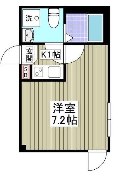 高野駅 徒歩11分 1階の物件間取画像