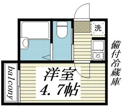 竹ノ塚駅 徒歩15分 1階の物件間取画像