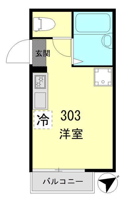 京急蒲田駅 徒歩8分 3階の物件間取画像