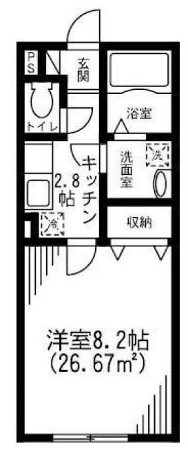 ＫＮハウス五反野　Ｂ棟の物件間取画像