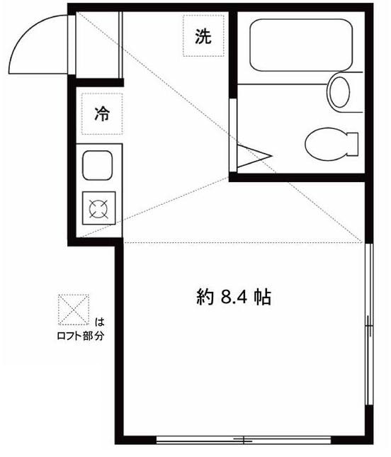 町屋駅 徒歩9分 1階の物件間取画像