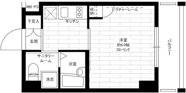 ときわ台駅 徒歩5分 2階の物件間取画像