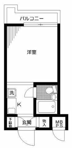 西台駅 徒歩3分 4階の物件間取画像