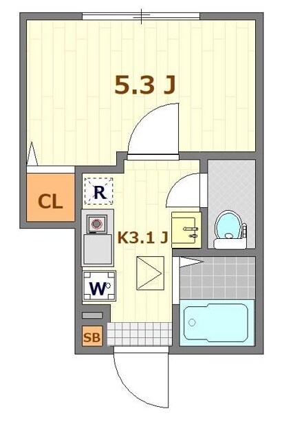 ひばりヶ丘駅 徒歩8分 1階の物件間取画像