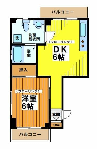 高井戸駅 徒歩8分 3階の物件間取画像