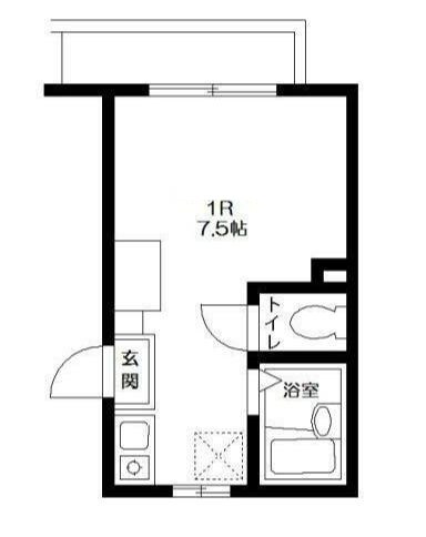小岩駅 徒歩4分 2階の物件間取画像