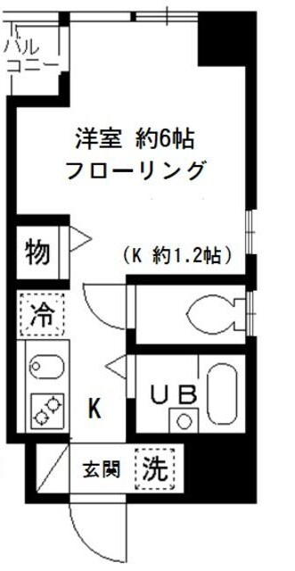 大塚駅 徒歩4分 2階の物件間取画像