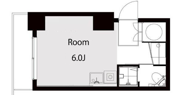 八丁堀駅 徒歩1分 2階の物件間取画像