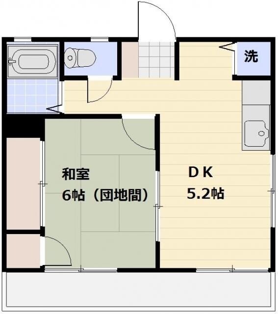 蕨駅 徒歩10分 2階の物件間取画像