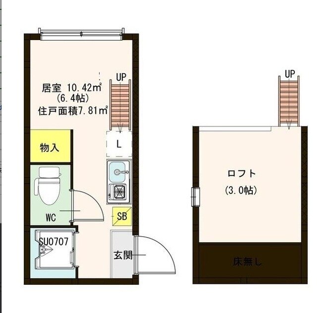 本駒込駅 徒歩8分 1階の物件間取画像