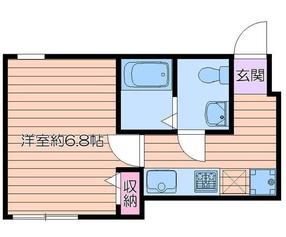 舎人駅 徒歩13分 1階の物件間取画像