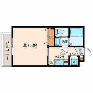 江戸川駅 徒歩7分 1階の物件間取画像
