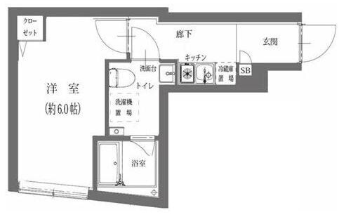 荻窪駅 徒歩10分 3階の物件間取画像