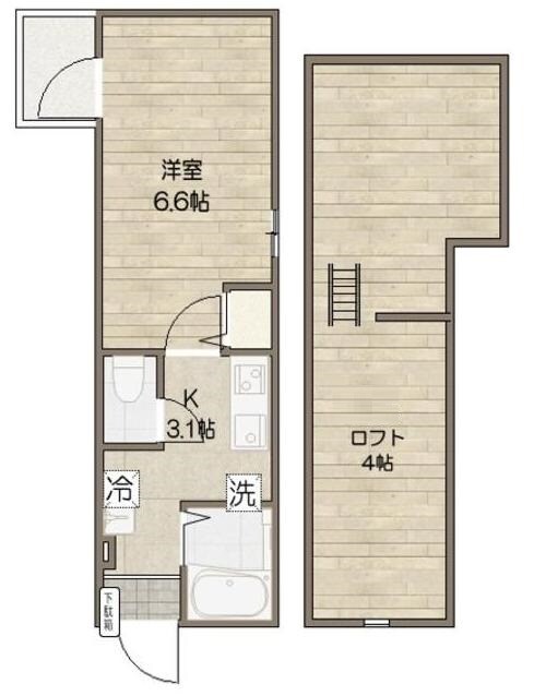 柴又駅 徒歩3分 2階の物件間取画像