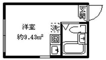 クレールメゾン代々木上原Ａの物件間取画像