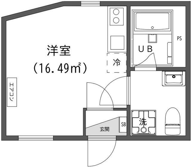 王子神谷駅 徒歩5分 5階の物件間取画像