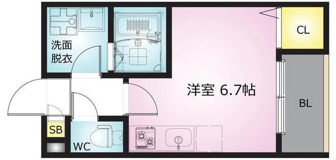 お花茶屋駅 徒歩3分 3階の物件間取画像