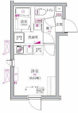 西新井駅 徒歩3分 1階の物件間取画像