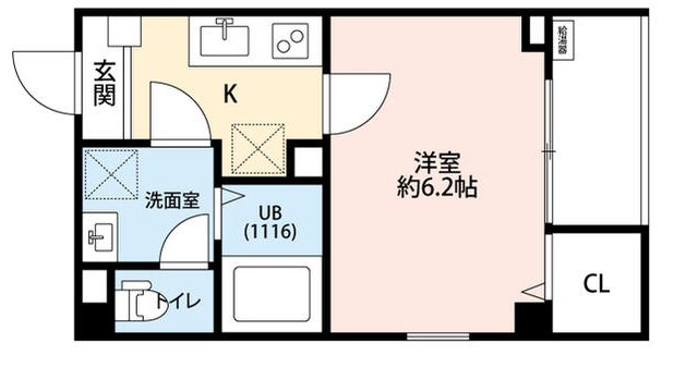 八柱駅 徒歩3分 2階の物件間取画像