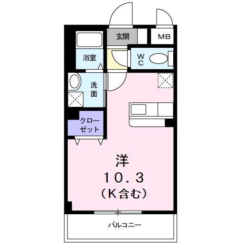 馬橋駅 徒歩4分 2階の物件間取画像