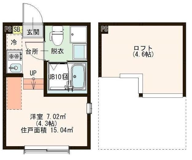 西高島平駅 徒歩9分 1階の物件間取画像