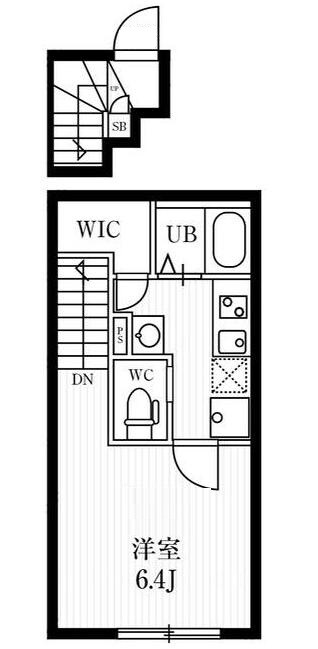 千川駅 徒歩10分 2階の物件間取画像