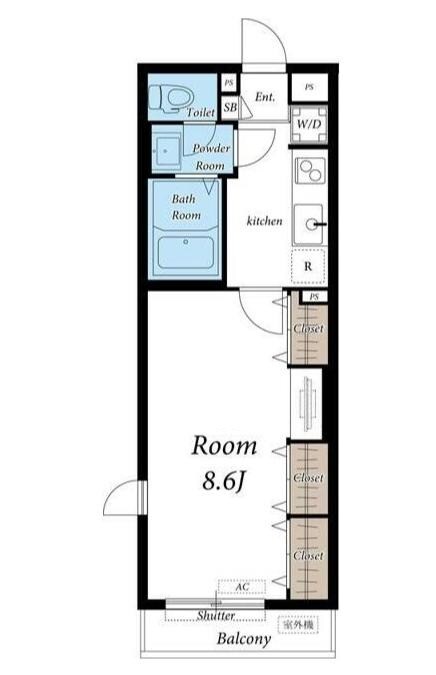 竹ノ塚駅 徒歩14分 1階の物件間取画像