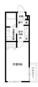 草加駅 徒歩9分 2階の物件間取画像